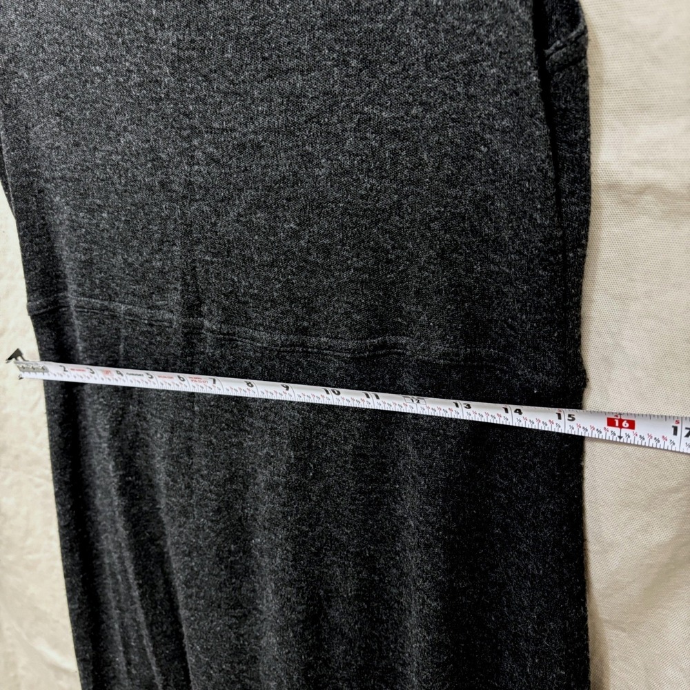 Vintage Maurices Gray Knit Sleeveless Maxi Dress 90s Made in USA Size 9/10 9838 - Picture 5 of 7